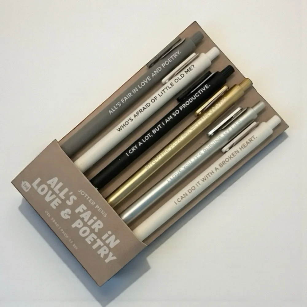 Taylor Swift TTPD Gel Pen Set Tortured Poets Department Stationery NWT